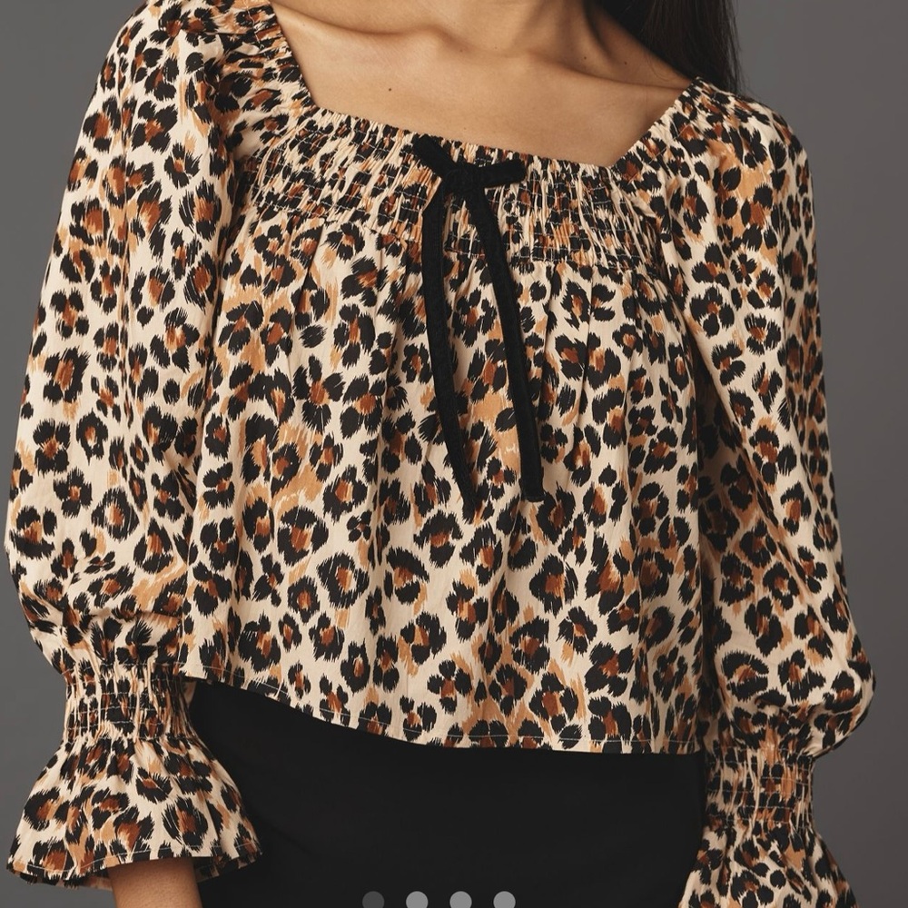 Millie Jesse animal print top